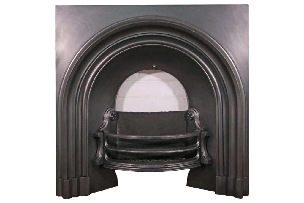 Reclaimed Victorian arched grate -0