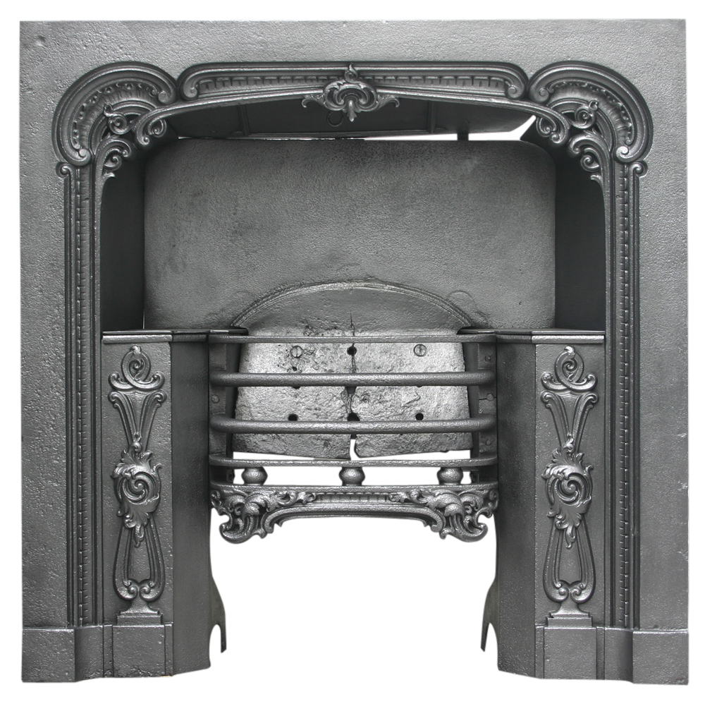 Victorian cast iron hob register grate-0